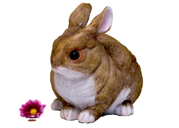 Hase / Kaninchen braun.  24 x 17 x 20 cm.  930 g schwer. 100% Sichtgeprüft.